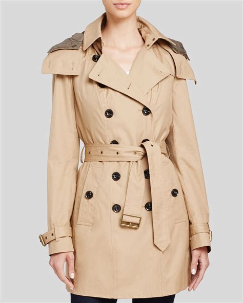 burberry hooded cotton trench coat|burberry trench coat sale discount.